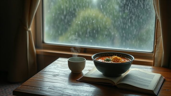 비 오는 날, 라면이 유독 당기는 이유! 🍜 그 속에 숨겨진 비밀!